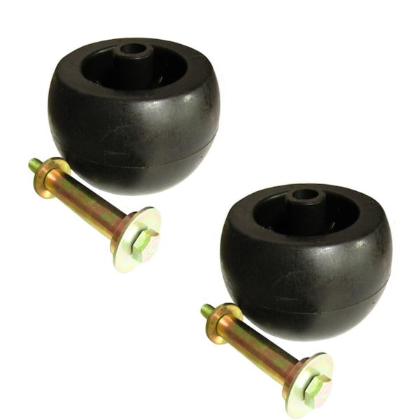 Aftermarket (2) Deck Wheel Roller Kits Fits Exmark 116-9981 Turf Ranger Turf Tracer Tractors - WHU90-0127