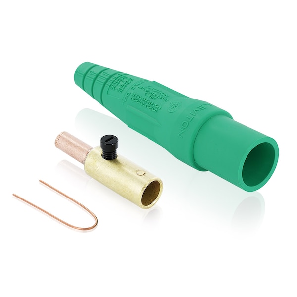 Ensamble de conector eléctrico de la serie 16, enchufe macho 3 0 - 4 0 gris - 16D28-UG de Leviton