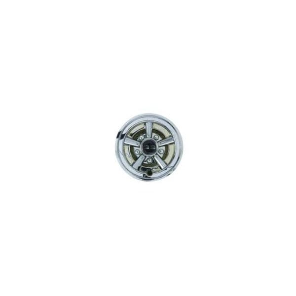 E-Z-Go Chrome Painted Wheel Cover, 8 in., SS Logo - 608291
