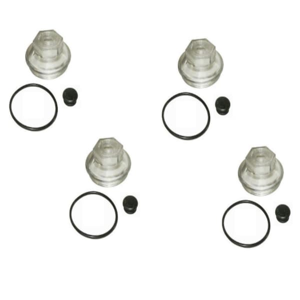 Aftermarket 4x Replacement Oil Caps 10KHD 12K&15K 4" threads Trailer Axle 21-36 fits Dexter - TLB10-0006