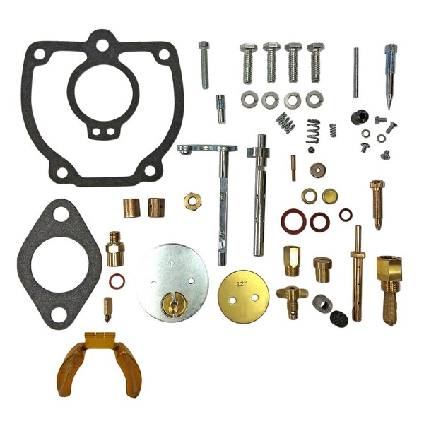 Aic Replacement Parts Major Tractor Carburetor Repair Kit with Float Fits FARMALL Super M - 47398D-CARBKIT