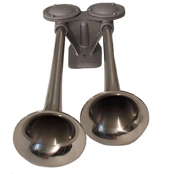 Aftermarket Fiamm-Signaltone Stainless Steel Air Horn 128db at 30 in at 70 PSI - 62200