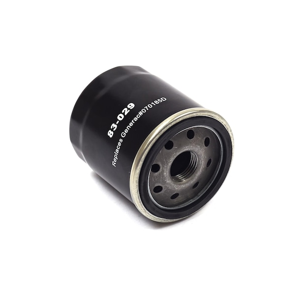 Oregon Oil Filter, GENERAC ENGINES, BLACK IN COLOR, 3/4" - 16 MOUNTING THREAD - 83-029