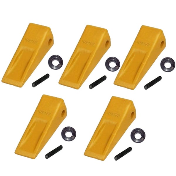 Aic Replacement Parts 5 Bucket Teeth 1U3252-Pins 8E6259-Retainers 836258 Fits Caterpillar J250 - 8E-6258-TOOTH&RETAINER