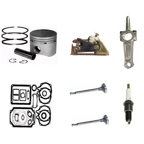 Aic Replacement Parts Master Rebuild Kit for 12HP Kohler K301 Engine - 040813-PISTONGASKETVALVEIGNITIONSPARKPLUG