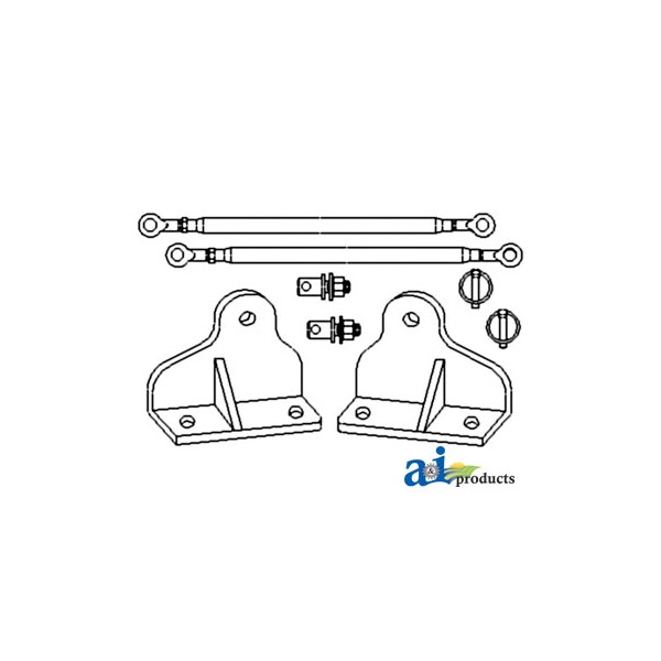 A & I Products Stabilizer Kit (Set of 2) 6.3" x8.3" x30.3" - A-49A50