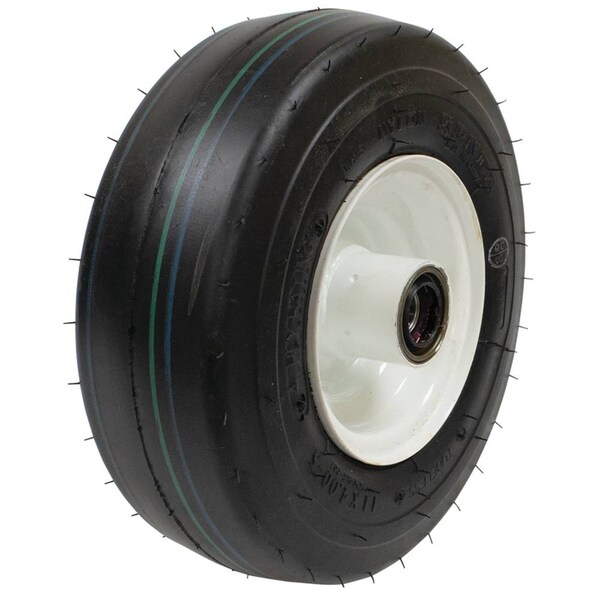 Stens 11x4.00-5 Lawn Mower Wheel Assembly, Smooth, White - 175-588