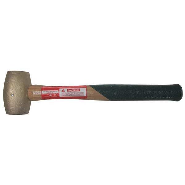 Hackett Hammer, Brass, 4In, Wood - 5BH