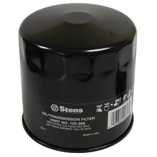 Stens Transmission Filter For Toro 300, 400 And 500 Hydro Series 106-5830, 108335, 79-5270 - 120-265
