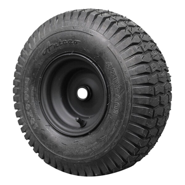 Antego 15 x 6-6 in Lawn Mower Universal Tire, 4 Ply, Black, 2 PK - A6451770100104156006