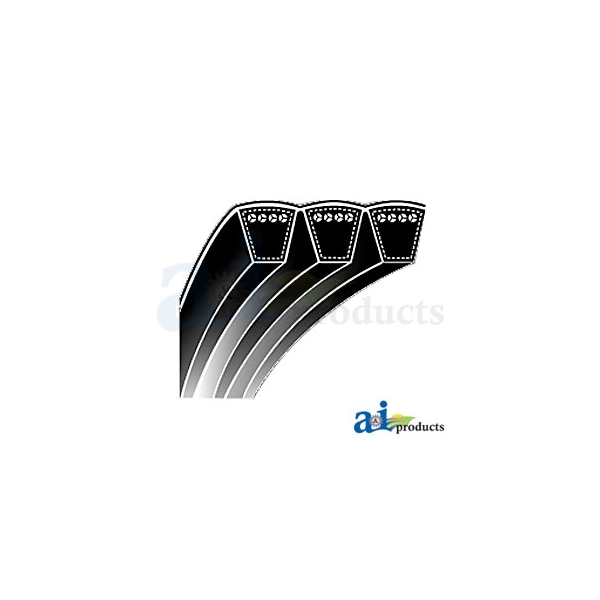A & I Products Classical Banded V-Belt (5/8" X 153") 48" x48" x1.25" - A-B150/02