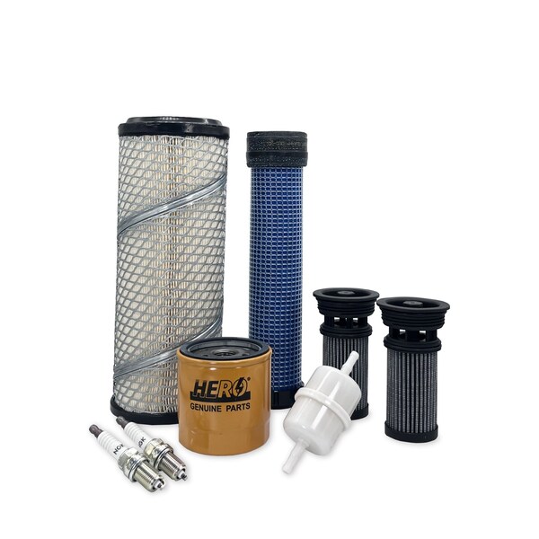 Hero Preventative Maintenance Kit Exmark LZE742KC604 Zero-Turn Mower With Kohler CV742-3037 25HP Engine - MSU-EXM-0269