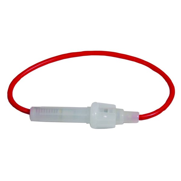 Stens In-Line Fuse Holder For Molded Plastic Fuse Holder, Gauge 16, Length 8 - 425-272