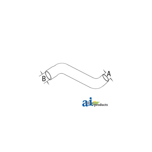 A & I Products Radiator Hose, Lower 12" x6" x2.5" - A-380448R2