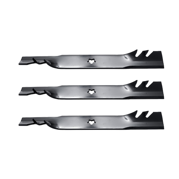 Oregon Lawn Mower Blades 3-pc Set, Gator G3, 21-15/16'' for 48'' Deck, fits AYP, Craftsman & More - 528968