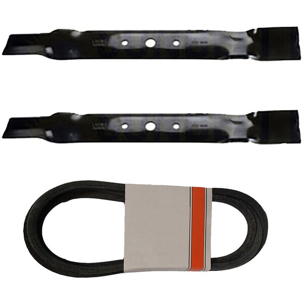 Aic Replacement Parts 42 Deck Belt Blade Kit Fits John Deere L100 L108 L110 L111 L118 Sabre 14.542GS - GX20072-B&B