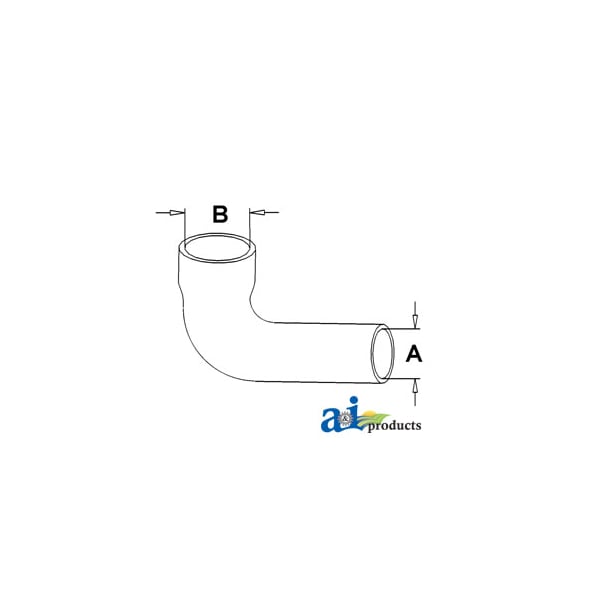 A & I Products Radiator Hose, Lower 7" x2.2" x2.2" - A-C7NN8286A