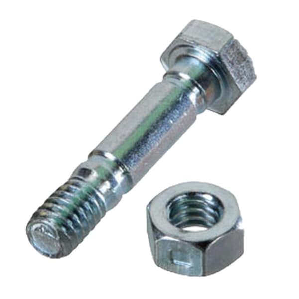 Aftermarket Shear Pin & Nut Fits MTD 710-0890 7100890A 910-0890 1 1/2" 5/16"-18 Thread - STW60-0023