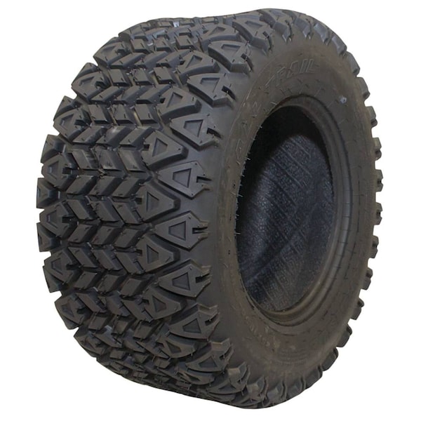 Stens 25x10.50-12 Lawn Mower Tire, 4 Ply, All Trail, 20 psi - 165-052