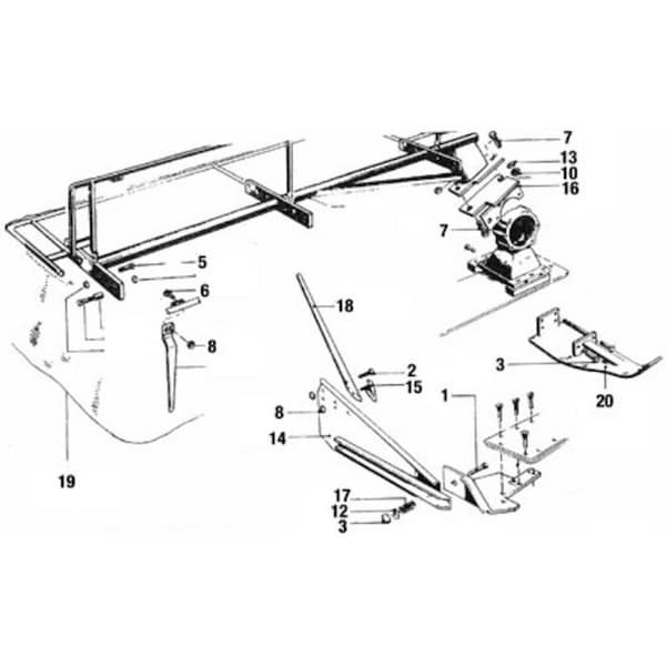 Aftermarket Disc Mower Curtain fits Vicon CM216 CM217 ECC1106958 EC1106958 - 97884570