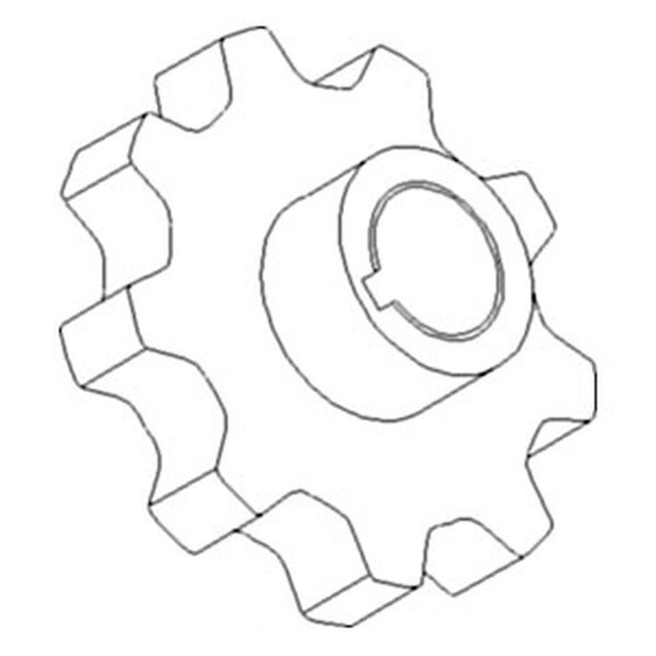 Aftermarket 87283438 New Clean Grain Head Head Sprocket Fits Case-IH Combine Models - COH60-0128