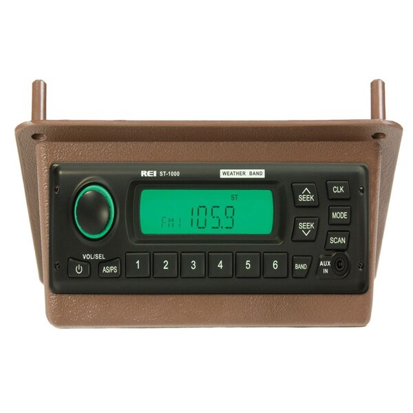 Aftermarket Brand New Repl Fits John Deere 50 Series AMFMWB Digital Radio In Brown Bezel 7 - ELL70-0183