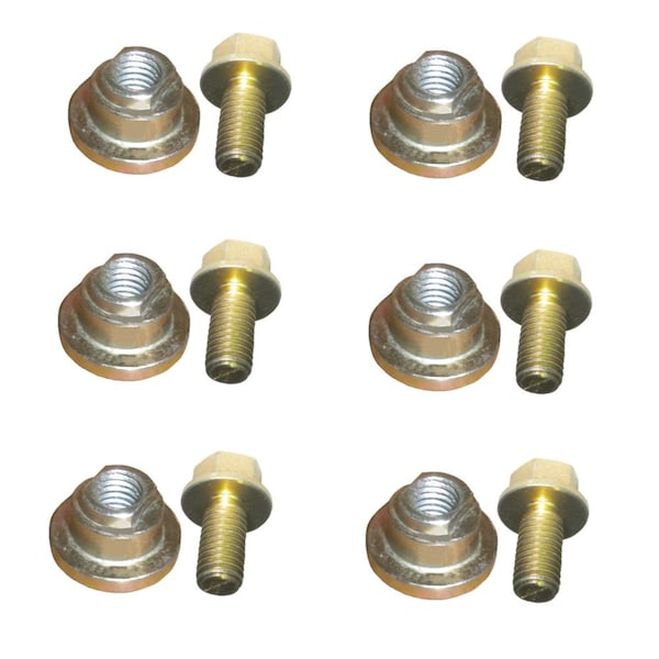Aic Replacement Parts Kit 6 Disc Mower Screws 86515925 6 Disc Mower Blade Nuts 87053834 - KT-MOE70-0001