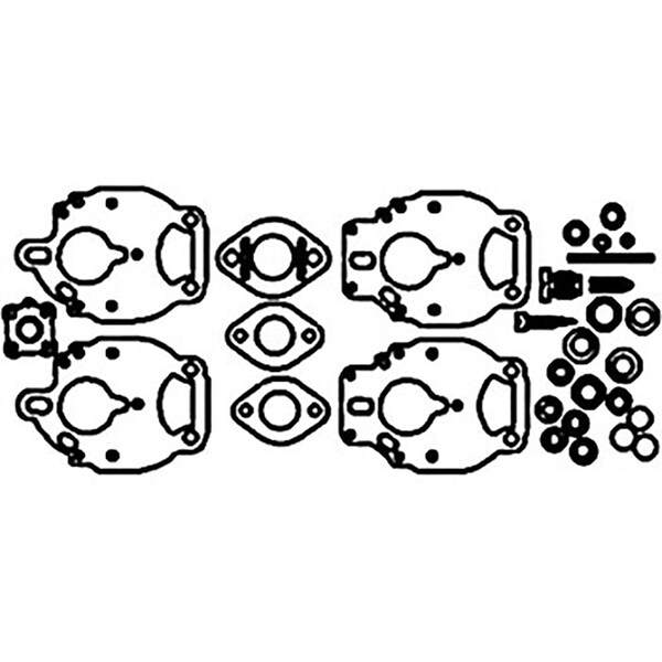 Aftermarket Fits Ford Tractor Carburetor Kit for Zenith Carb 2000 231 3000 335 4000 5000 535 - ZCK04
