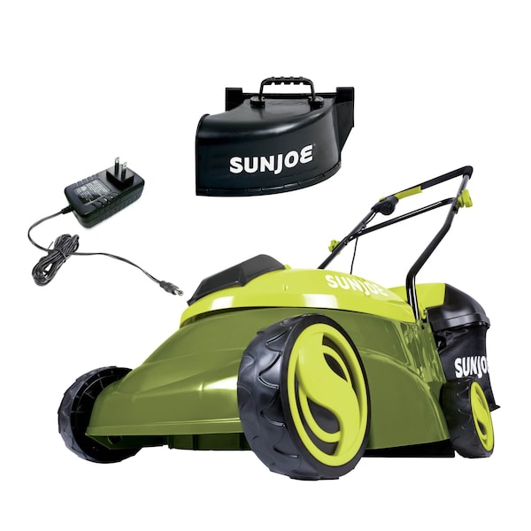 Sun Joe Cordless, Lawn Mower, 14", 28V, 5 Ah - MJ401C-XR