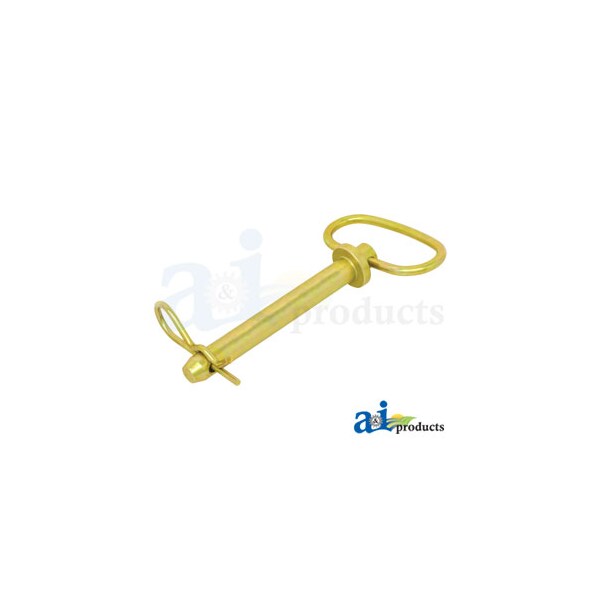 A & I Products Hitch Pin, Machined, 5/8" x 4 1/4 8" x4" x2" - A-HPL102
