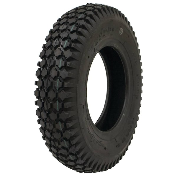 Stens 4.80x4.00-8 Lawn Mower Tire, 2 Ply, Stud, 20 psi - 160-343