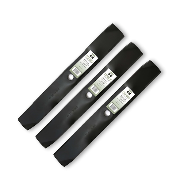 T Terre 3-Pack High Lift Lawn Mower Blades for a 44 Inch Mower Deck, 3PK - 41-JDT-24-0015-QTY3