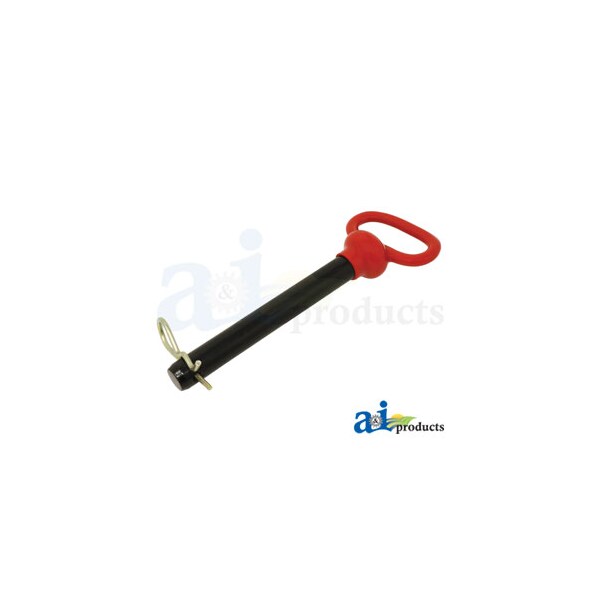 A & I Products Hitch Pin, Red Handled 7/8" x 6 1/2 10" x5" x2" - A-HP106