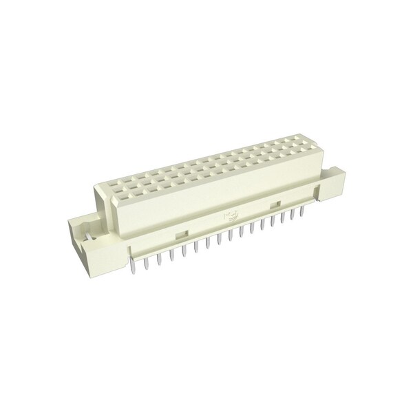 Conector Euro de Placa Fci, 48 Contactos, 3 Filas, Hembra, Recto, Terminal de Soldadura, Receptáculo - 86093488314H55V1LF