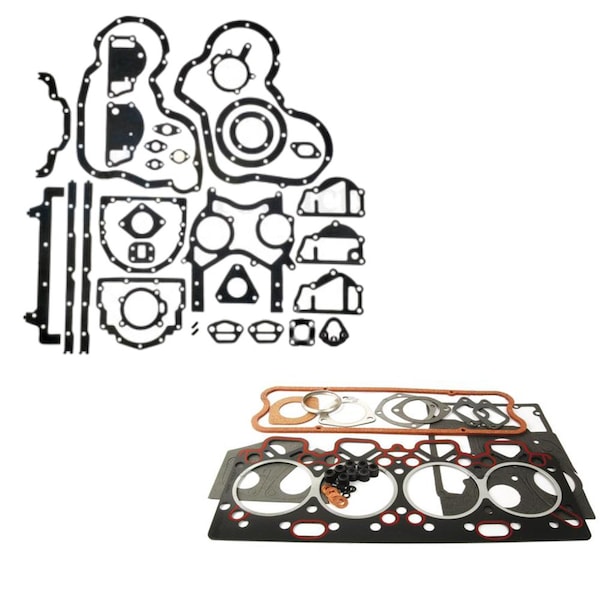 Aic Replacement Parts U5LT0065 B0016 Full Gasket Set With Oil Seals Fits Perkins 4.236 4.248 - 2101487GASKETSET