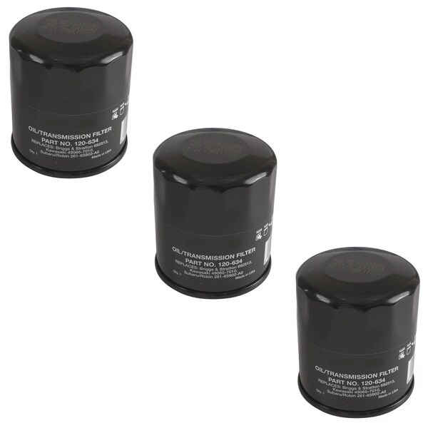 Aic Replacement Parts 3-Oil Filter Fits John Deere AM101001 AM101054 AM105172 AM105555 AM107423 M14759 - 3710280M1_X3
