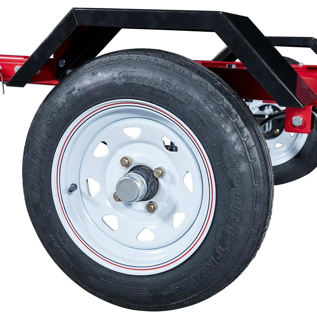 Haul-Master Remolque utilitario de 1090 lb de capacidad, 40-1/2 pulgadas x 48 pulgadas - 62665