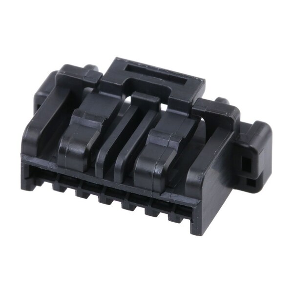 Conector de placa Molex, 7 contactos, 1 fila, paso de 0.059 pulgadas, con seguro, aislante negro, enchufe - 5025780701.