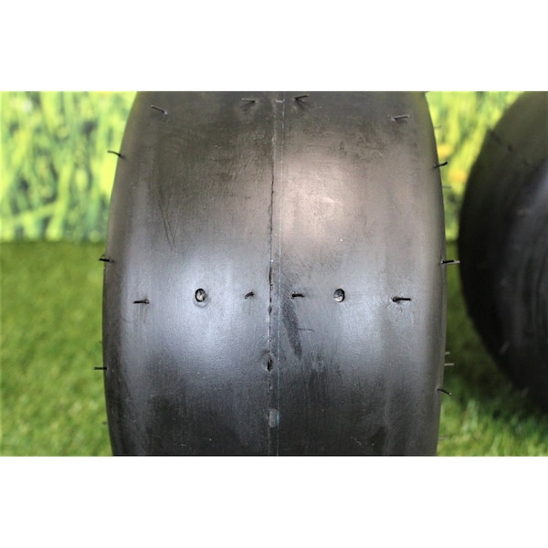 Antego 13 x 6.5-6 in Lawn Mower Tire & Wheel, Dark Gray, 2 PK - A6450010820804136506