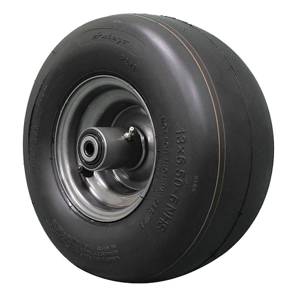 Antego 13 x 6.5-6 in Lawn Mower Tire & Wheel, Dark Gray, 2 PK - A6450010820804136506
