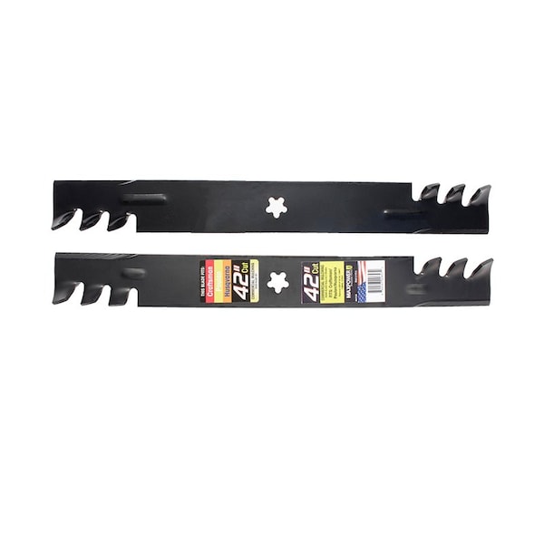 Maxpower MaxPower 42 in. Mulching Mower Blade Set For Riding Mowers 2 pk - 561713X
