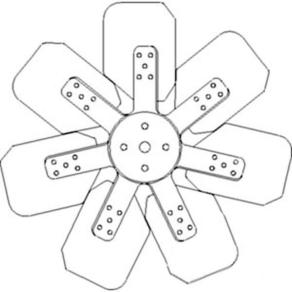 Aftermarket E8NN8600DB Engine Fan Fits New Holland 7600 7610 7810 TB80 TB85 TB90 TB100 + - 83986039