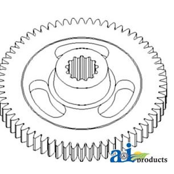 Aftermarket Impeller Gear 54 Tooth Fits John Deere 930 920 925 915 910 936 935 916 926 E8481 - MOK30-0013