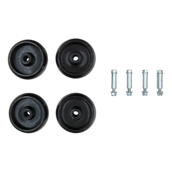 Aftermarket New Four (4) Deck Wheels Fits John Deere LA155 LA165 LA175 W/ Bolt &Nut - LAE40-0120