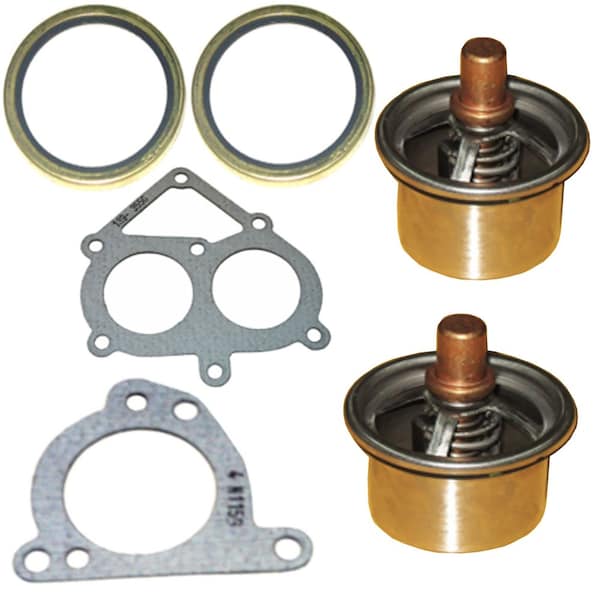 Aic Replacement Parts 2477133 Thermostat and Gasket Kit Fits Caterpillar C15 MBN 6NZ 247-7133 Fits CAT - 2477133-GSKTS-KIT
