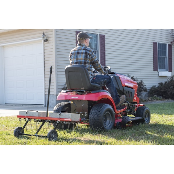 Craftsman 40" Tow-Behind Lawn Dethatcher - CMXGZBF7124315