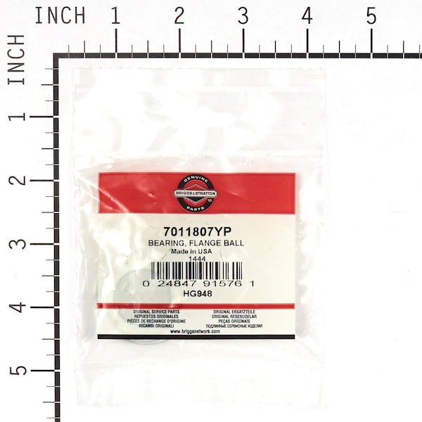 Briggs & Stratton Flange Ball Bearing, 3/4" ID x 1-3/8" OD - 7011807YP