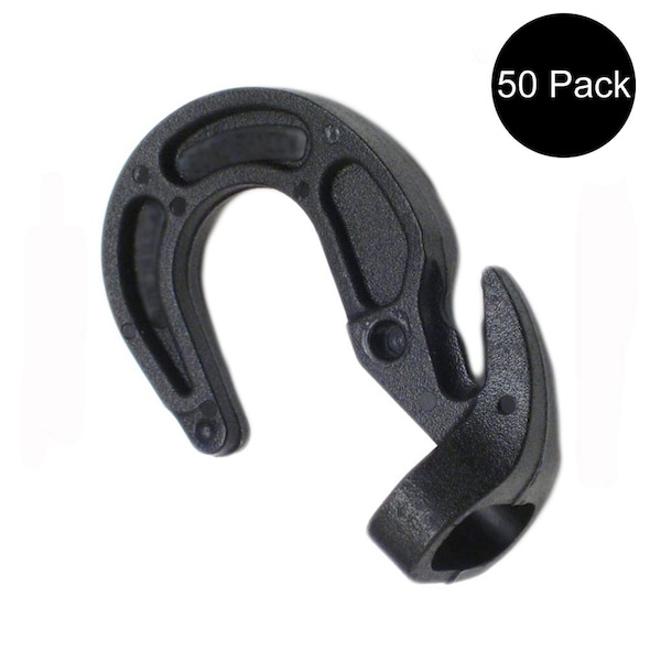 Aic Replacement Parts Fifty Shock Cord Hooks Adjustable for Rubber Rope Bungee Bungie Tarp Boat Cover - OTK20-0571_X50