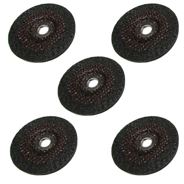 Aftermarket GW4001-5 T27 Metal Cut-Off Wheels for Angle Grinders 4" x 1/4" x 5/8" Pack of 5 - OTK20-0819
