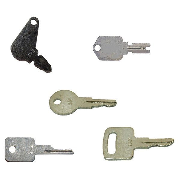 Aic Replacement Parts Construction Ignition Key Set 5 Keys For JLG Heavy Equipment - AY-ELI80-0127